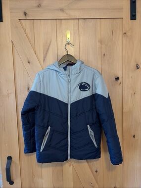 Youth Penn State Nittany lions Puffer Jacket Full Zip Good Large 14/16
